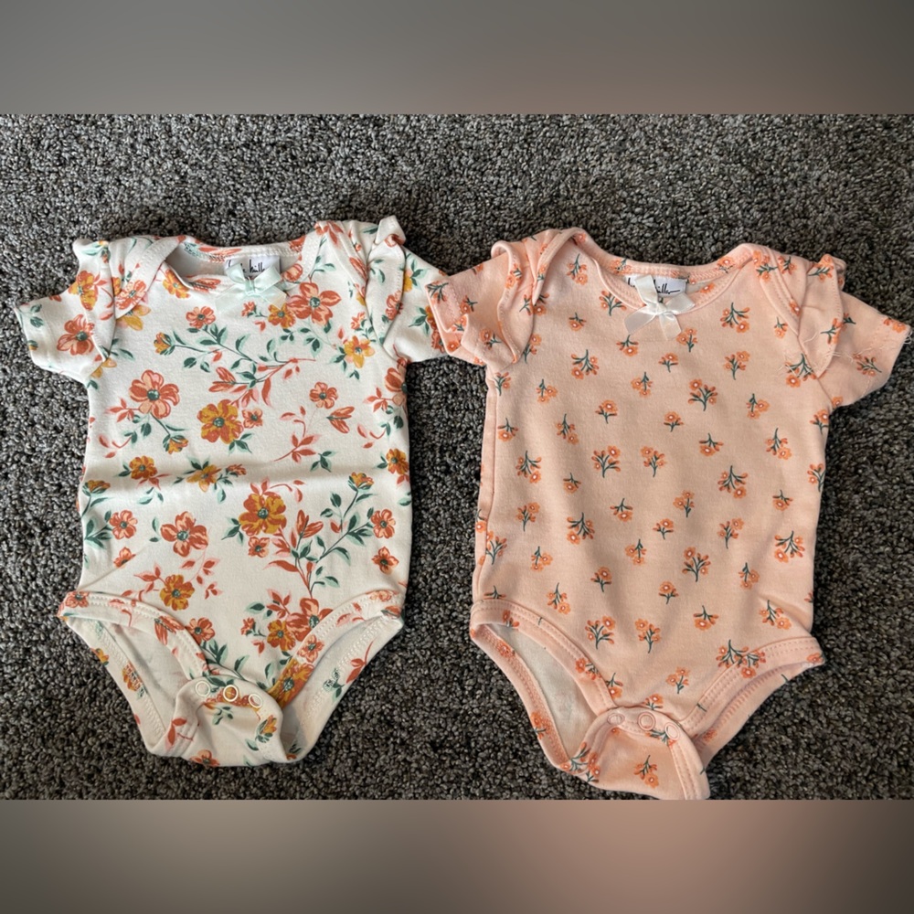 Floral Print Kids One Piece Set